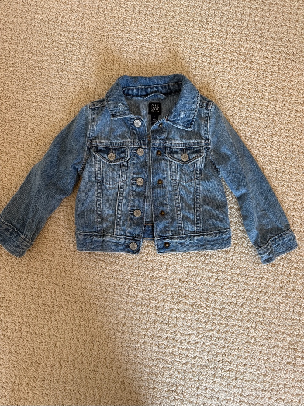 GAP Toddler Medium Blue Denim Jean Jacket